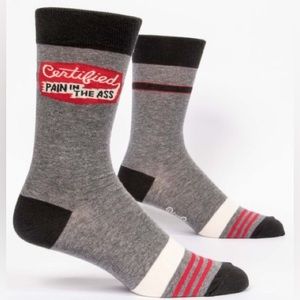 Blue Q - Certified Pain In The Ass - Crew Socks
